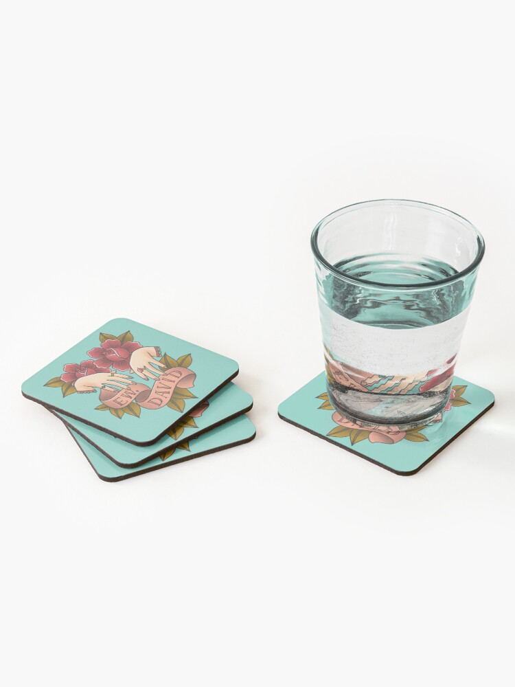 Alternate view of Ew David - Schitt’s Creek - Alexis Rose Coasters (Set of 4)