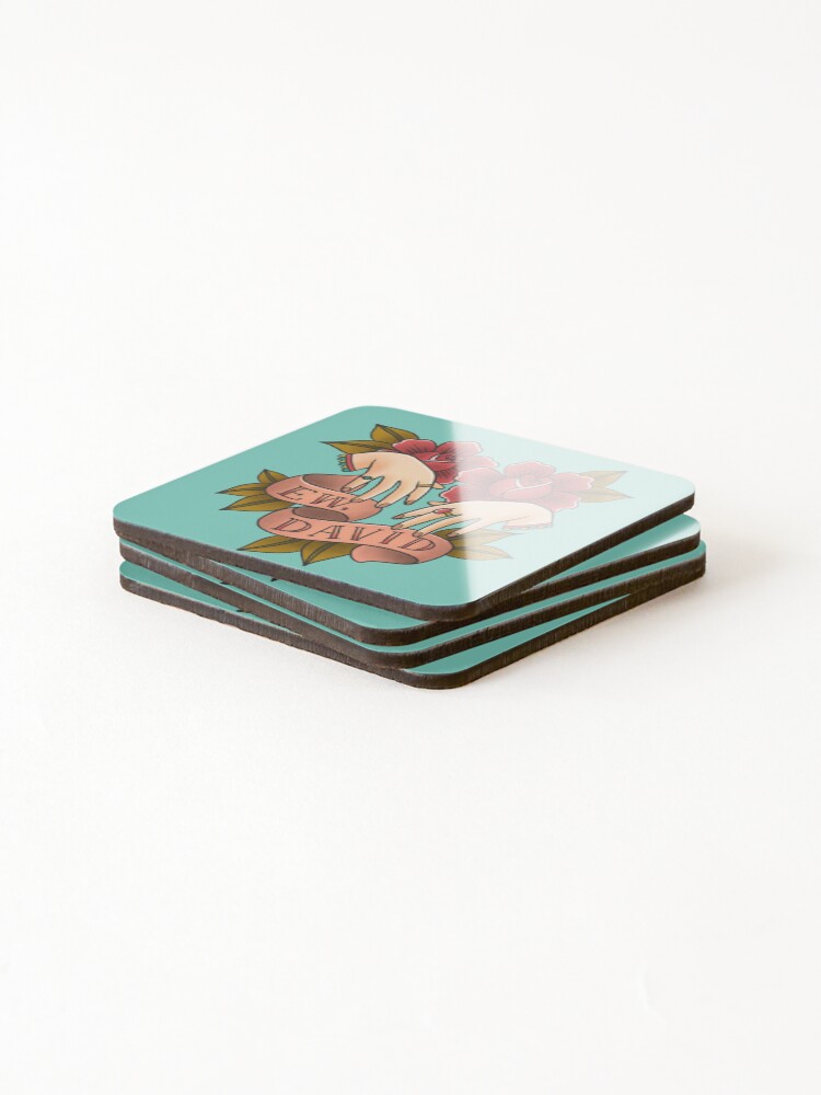 Alternate view of Ew David - Schitt’s Creek - Alexis Rose Coasters (Set of 4)