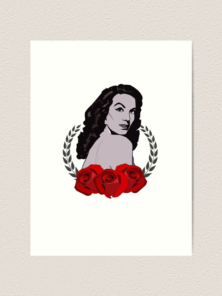 Maria Felix Kunstdruck Von Bananamilkshake Redbubble