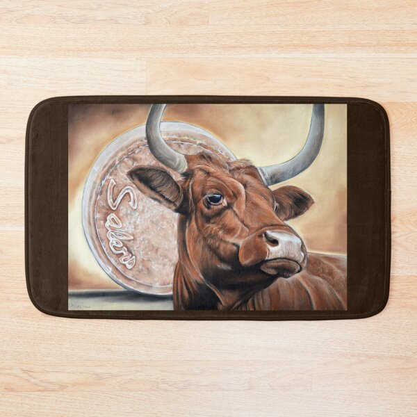 Item preview, Cow / Salers / Auvergne / Cantal / Hélène Roux / Animal art / Animals / Taurus designed and sold by Hélène Roux.