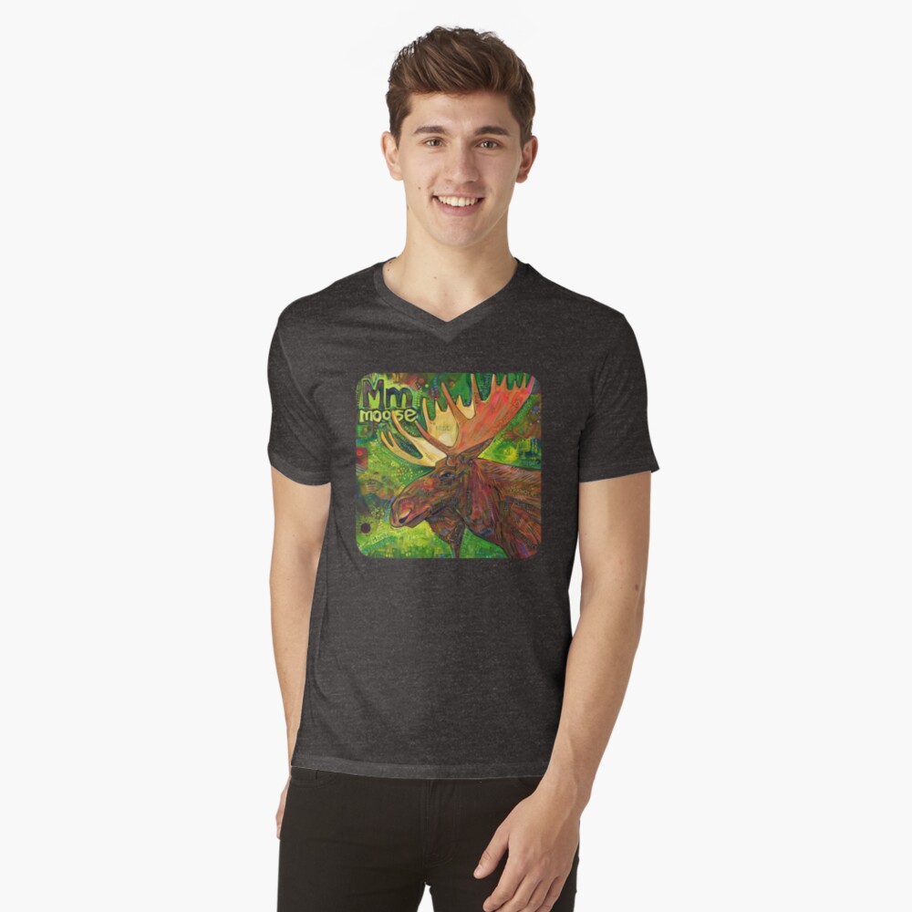 Item preview, V-Neck T-Shirt designed and sold by gwennpaints.