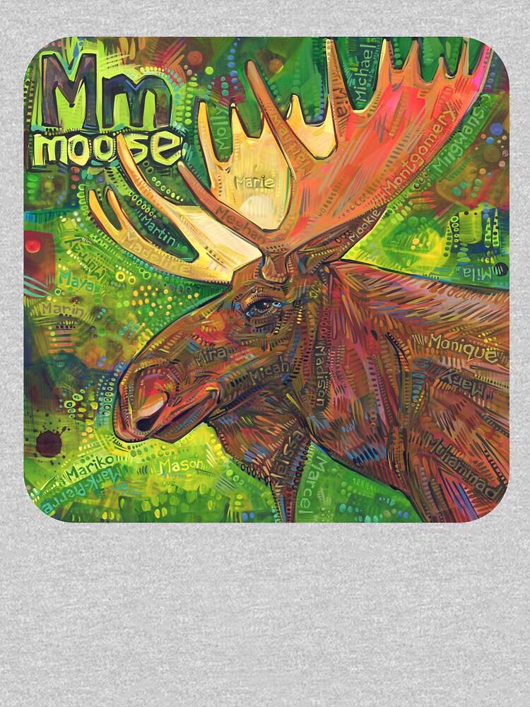 M Is for Moose - 2019 by gwennpaints