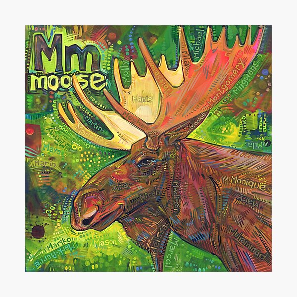 M Is for Moose - 2019 Photographic Print