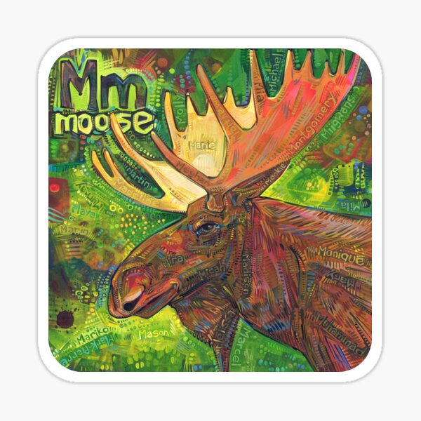 M Is for Moose - 2019 Sticker