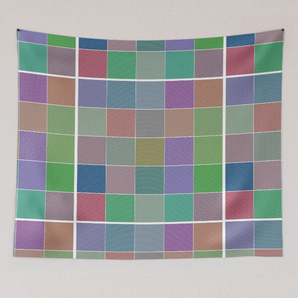 Artikelvorschau, Chevron Patterns in Red, Blue, Pink, Yellow, Green. Set of Vintage Retro Backgrounds entworfen und verkauft von valeo5.
