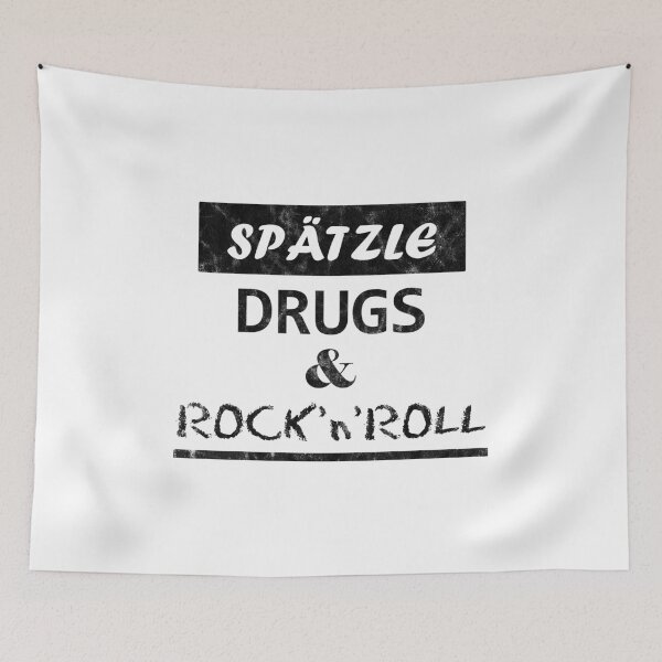Aperçu de l'œuvre Spaetzle Drugs & Rock'n'Roll créée et vendue par saechla.