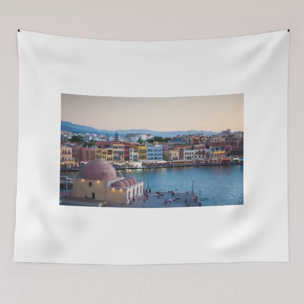 Item preview, Old harbor of Chania designed and sold by Tasos Karamalakis.