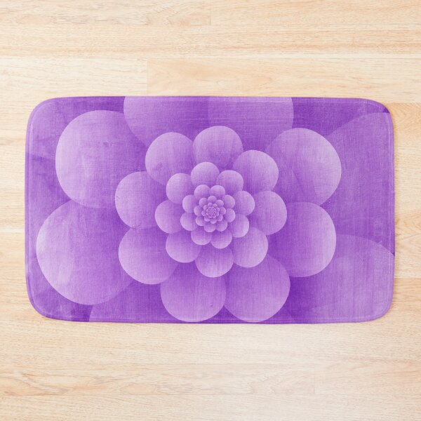 Item preview, Lavender Purple Watercolor Geometric Circle Spiral Flower designed and sold by Elsy's Art.