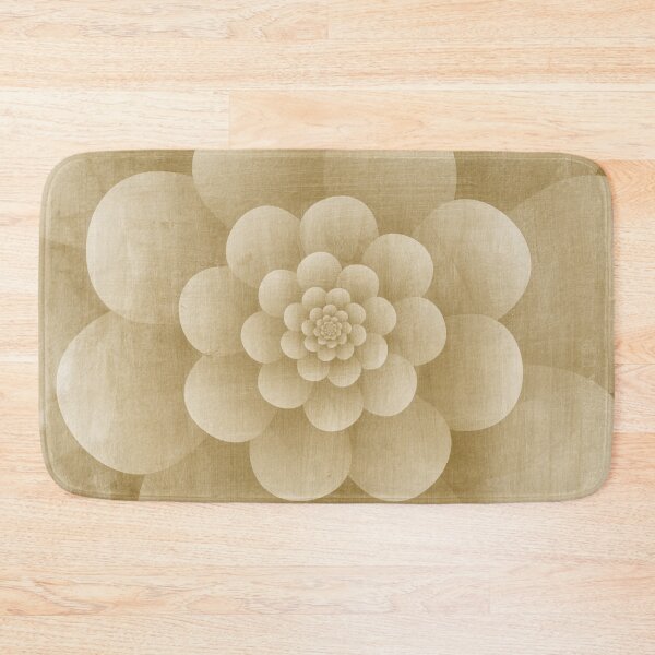 Item preview, Warm Brown Watercolor Geometric Circle Spiral Flower designed and sold by Elsy's Art.