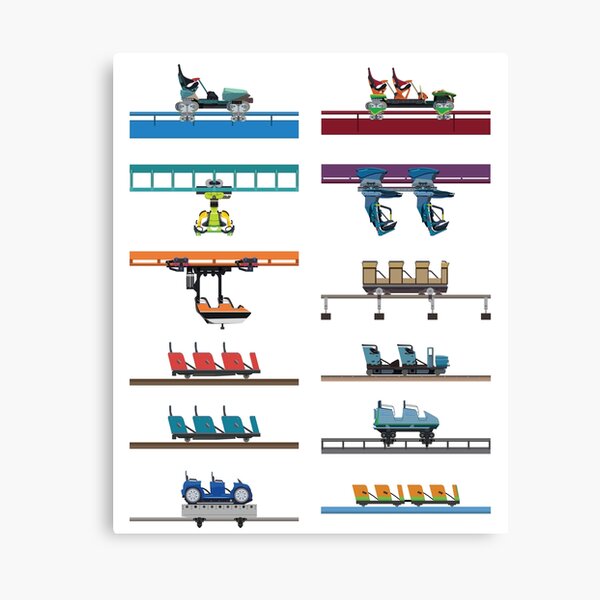 Item preview, Kings Island Coaster Cars Design designed and sold by CoasterMerch.