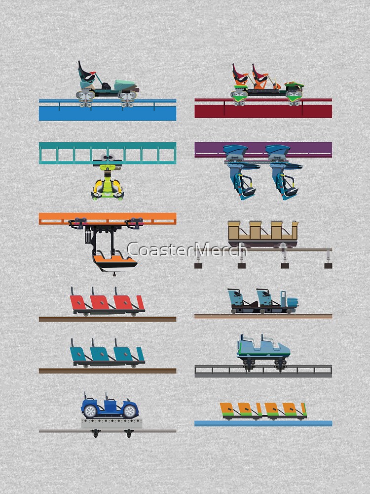 Kings Island Coaster Cars Design by CoasterMerch