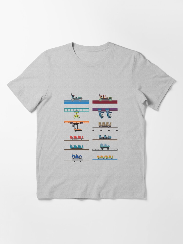 Alternate view of Kings Island Coaster Cars Design Essential T-Shirt