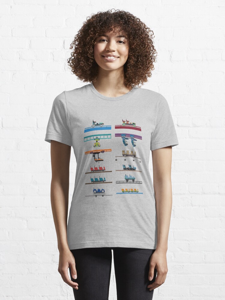 Alternate view of Kings Island Coaster Cars Design Essential T-Shirt