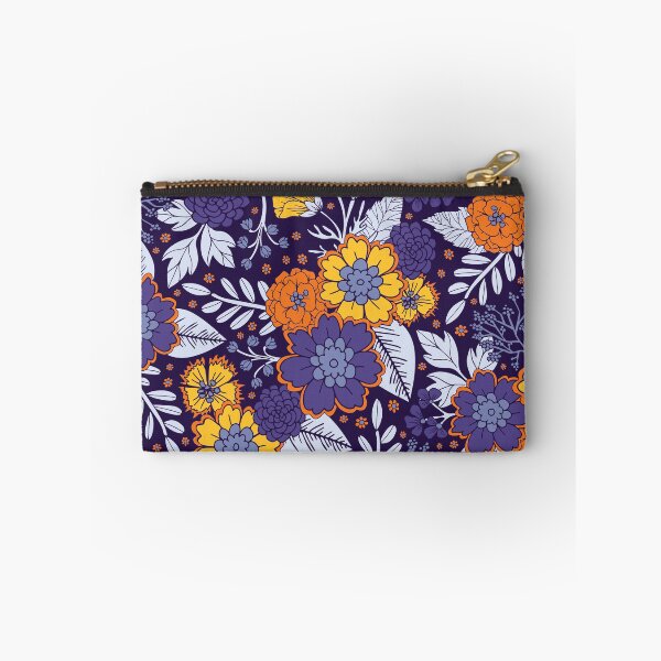 Item preview, Purple, Yellow & Orange Flowers/Floral Pattern designed and sold by somecallmebeth.
