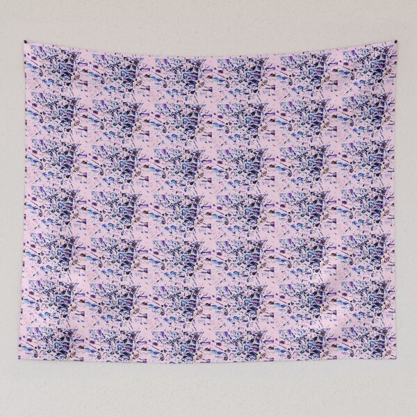 Item preview, PATTERNBLUE AND PINK.  C.A.2019[SMILEY100] designed and sold by smiley100.