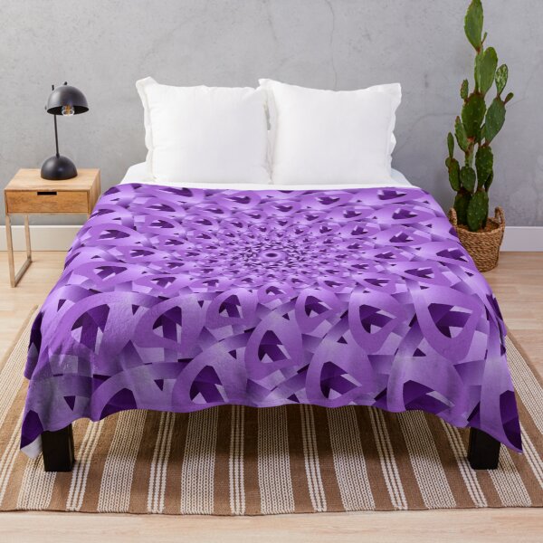 Item preview, Lavender Purple Geometric Peacock Spiral designed and sold by Elsy's Art.
