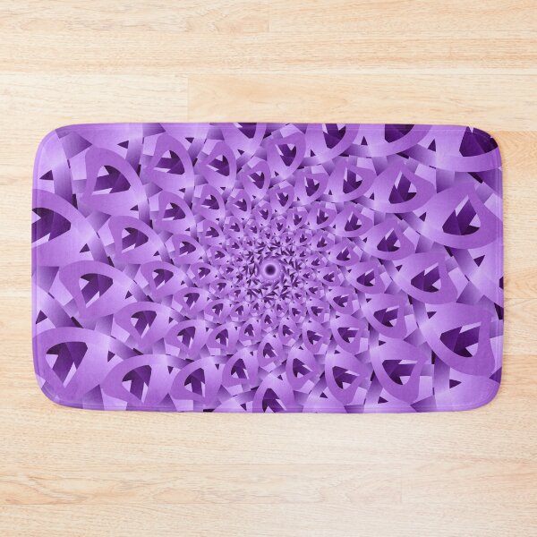 Item preview, Lavender Purple Geometric Peacock Spiral designed and sold by Elsy's Art.