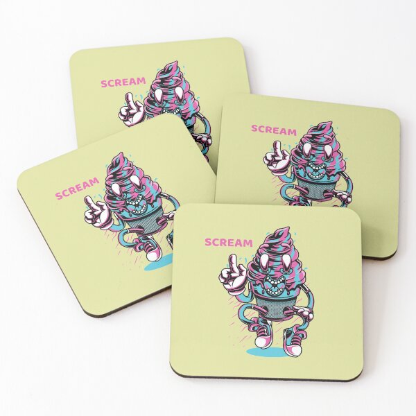 Item preview, Ice Cream Monster Scream designed and sold by ShineEyePirate.