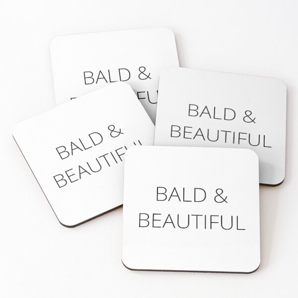 Item preview, Bald & Beautiful (Black Text) designed and sold by spoeg.