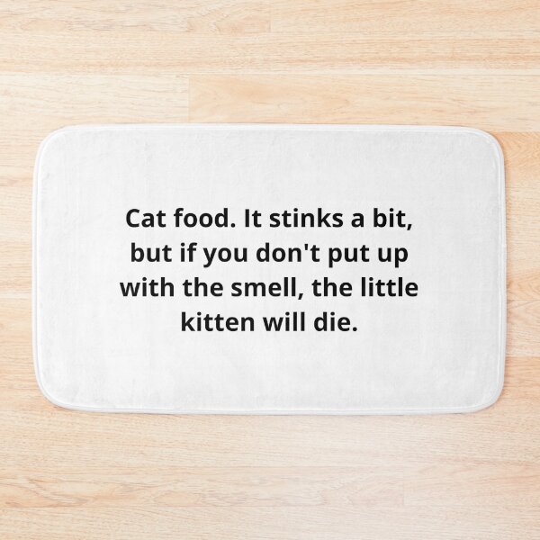 Item preview, Karl Pilkington Cat Food Quote from the Ricky Gervais Show on XFM Radio Version 3 designed and sold by Everyday Designs.
