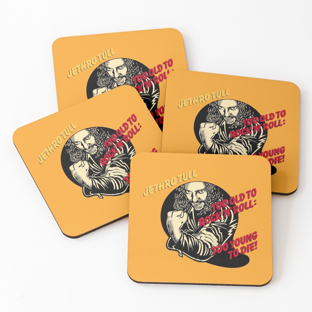 Jethro Tull - Too Old To Rock 'N' Roll: Too Young To Die! Coasters (Set of 4)