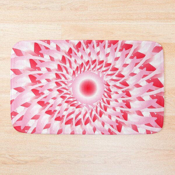 Item preview, Rose Pink Geometric Abstract Spiral Flower 10 designed and sold by Elsy's Art.