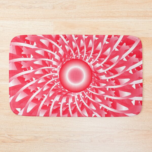 Item preview, Rose Pink Geometric Abstract Spiral Flower 7 designed and sold by Elsy's Art.