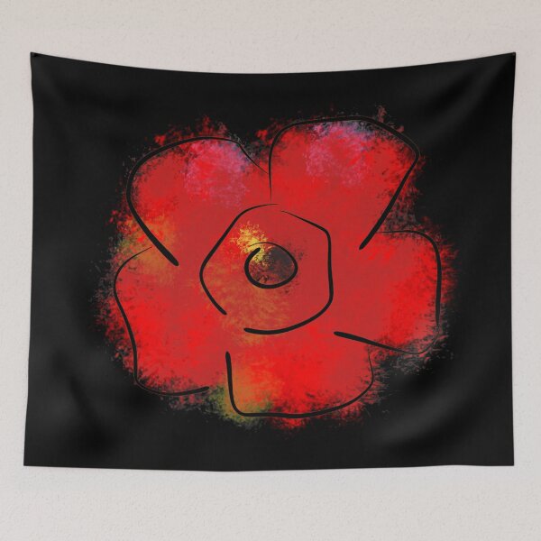 Item preview, Red Flower - JSO DAILY designed and sold by jsoartwork.