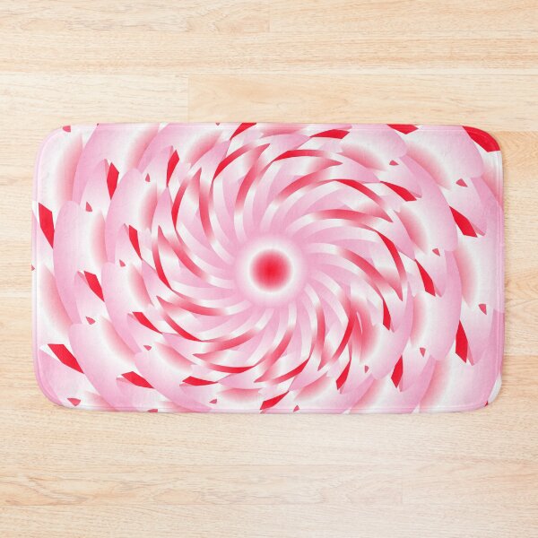 Item preview, Rose Pink Geometric Abstract Spiral Flower 4 designed and sold by Elsy's Art.