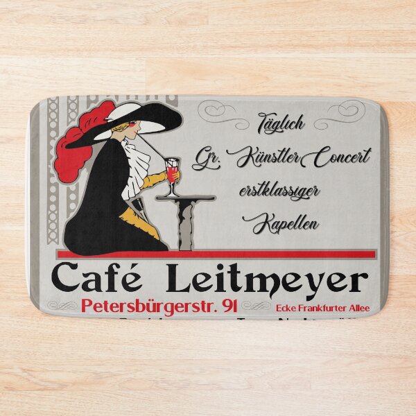Item preview, Café Leitmeyer, German retro style coffee shop advertising designed and sold by aapshop.