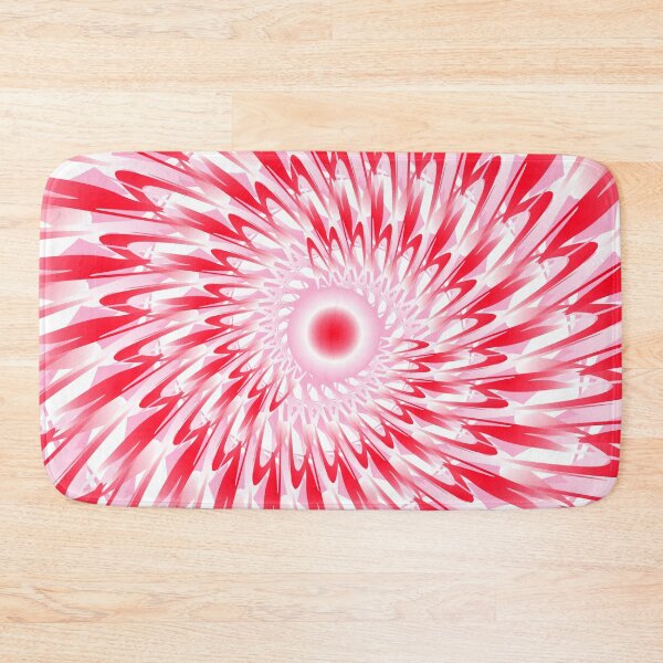 Item preview, Rose Pink Geometric Abstract Spiral Flower 1 designed and sold by Elsy's Art.