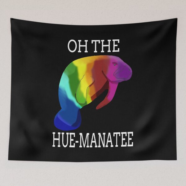 Item preview, Oh the Hue-Manatee designed and sold by NeonCrabStudio.