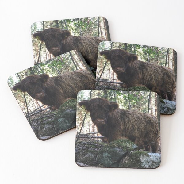 Item preview, Scottish Highland Cattle Calf 1802 designed and sold by SaarelaHighland.