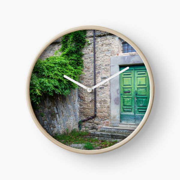 Item preview, Green door in Cortona Tuscany designed and sold by SpikeFlutie.