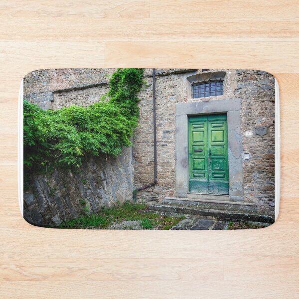 Item preview, Green door in Cortona Tuscany designed and sold by SpikeFlutie.