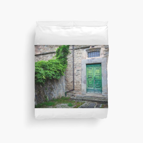 Item preview, Green door in Cortona Tuscany designed and sold by SpikeFlutie.