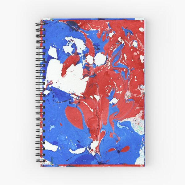Item preview, Marbling Red and Blue designed and sold by Nicola Boden.