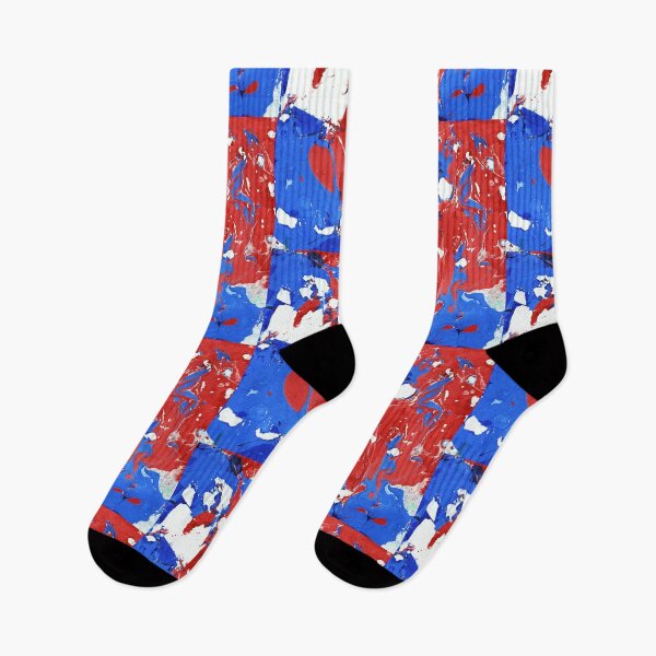 Item preview, Marbling Red and Blue designed and sold by Nicola Boden.