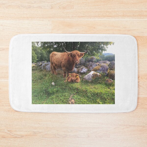 Item preview, Scottish Highland Cattle Cow and Calf 1804 designed and sold by SaarelaHighland.