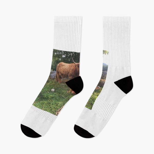 Item preview, Scottish Highland Cattle Cow and Calf 1804 designed and sold by SaarelaHighland.