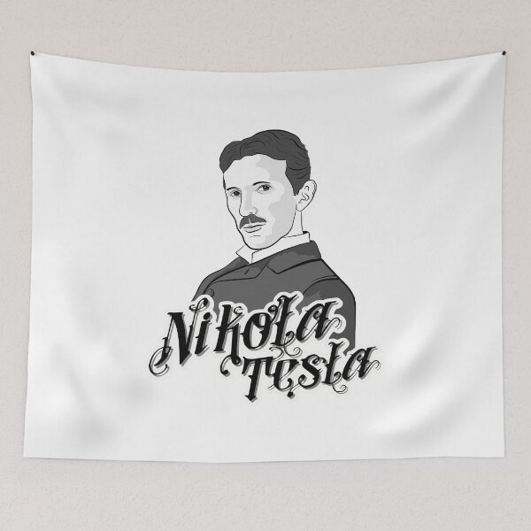 Item preview, Nikola Tesla Shirt designed and sold by Fruitsome.