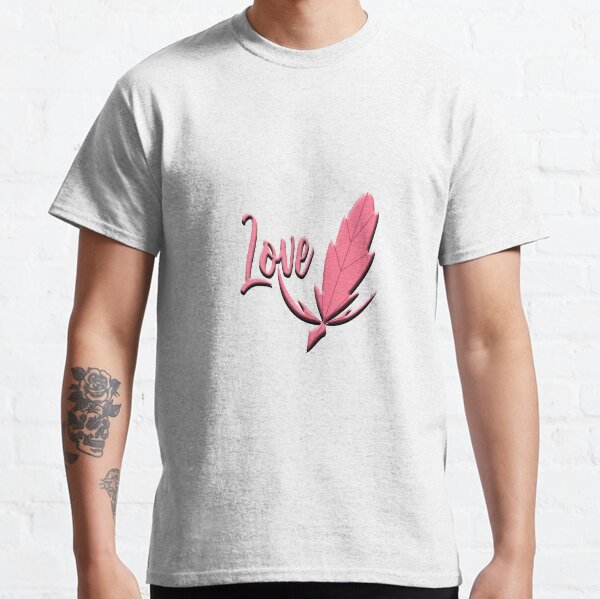 Pluma Love Camiseta clásica