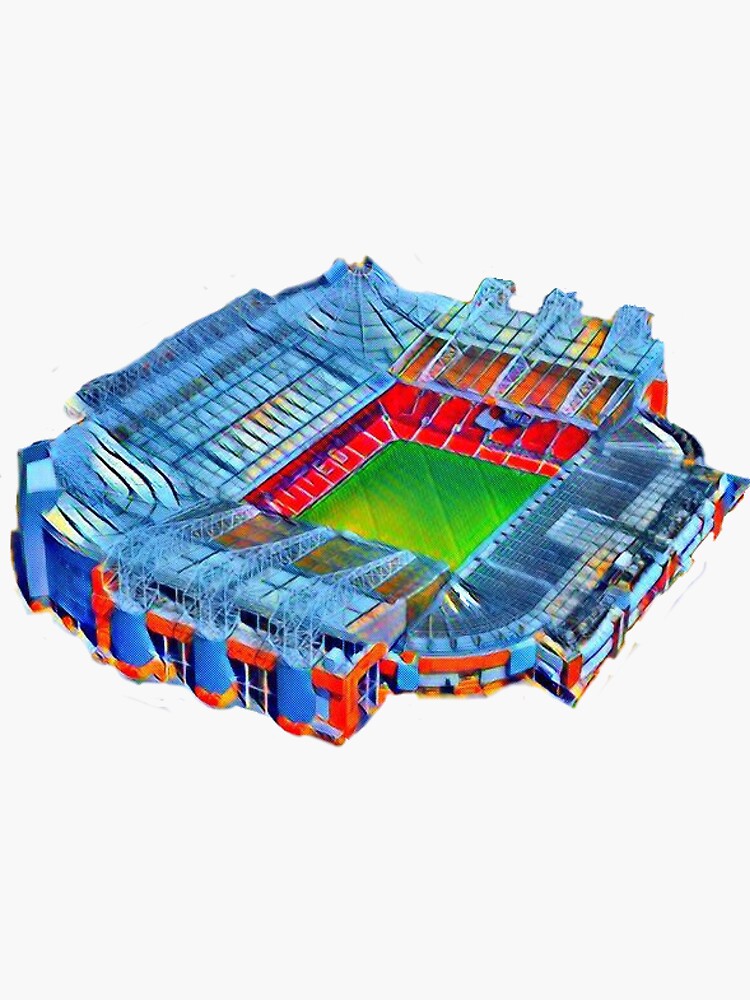 "Old Trafford " Sticker for Sale by Jamhard16 | Redbubble