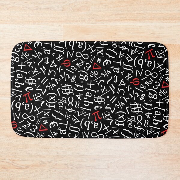 Item preview, Math Symbols in Red, Black and White designed and sold by Elsy's Art.
