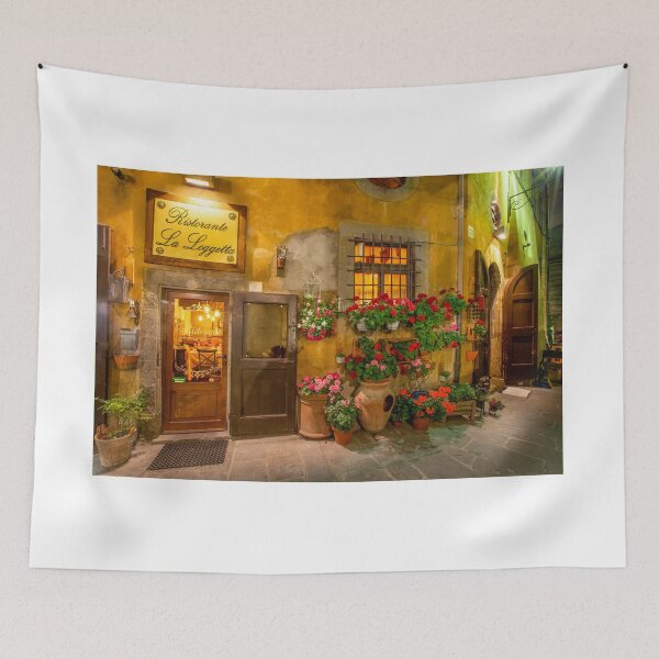 Item preview, Restaurant La Loggetta in Cortona Tuscany designed and sold by SpikeFlutie.