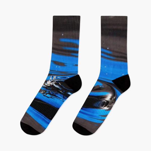 Item preview, Blue and Black Water Drop Splash designed and sold by srgreen.