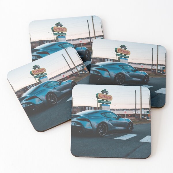 Item preview, silver 2020 Toyota supra gr parked  designed and sold by erikallen920.