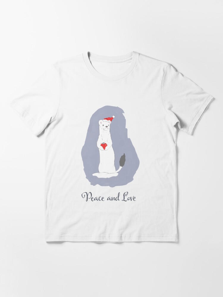 Alternate view of Christmas Weasel Essential T-Shirt