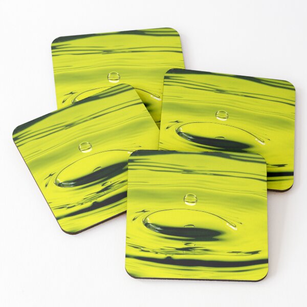 Item preview, Yellow Green Water Drop Splash designed and sold by srgreen.