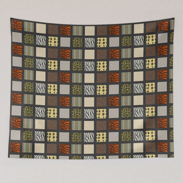 Item preview, Wild Animal Print Blocks designed and sold by LochNestFarm.